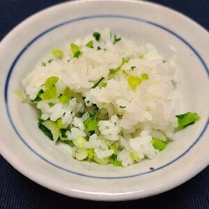 菜飯のもと～かぶの葉と昆布茶で～